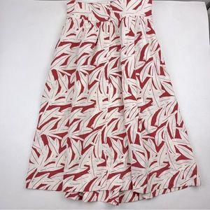 WHIT kimani skirt oversized leaf print